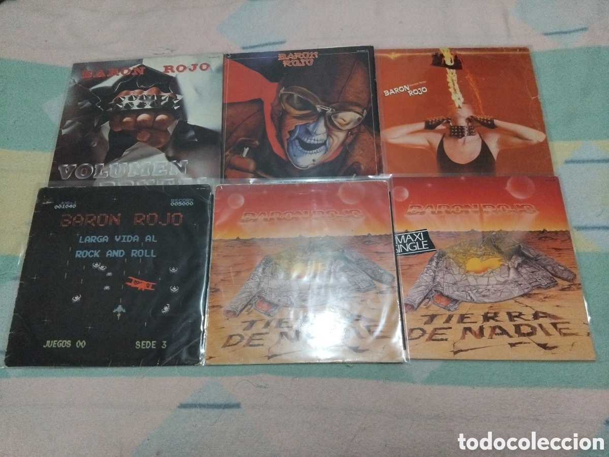 Discos de vinilo: LOTE BARON ROJO 4 LPS VINILO