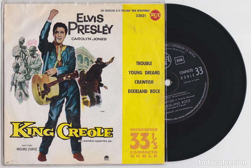 Discos de vinilo: ELVIS PRESLEY ep 33 King Creole Trouble