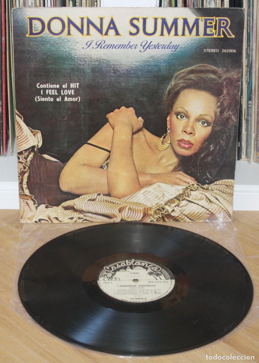 Discos de vinilo: DONNA SUMMER I Remember Yesterday 1977 Original COLOMBIA LP RARE Discos Fuentes Disco Funk Soul