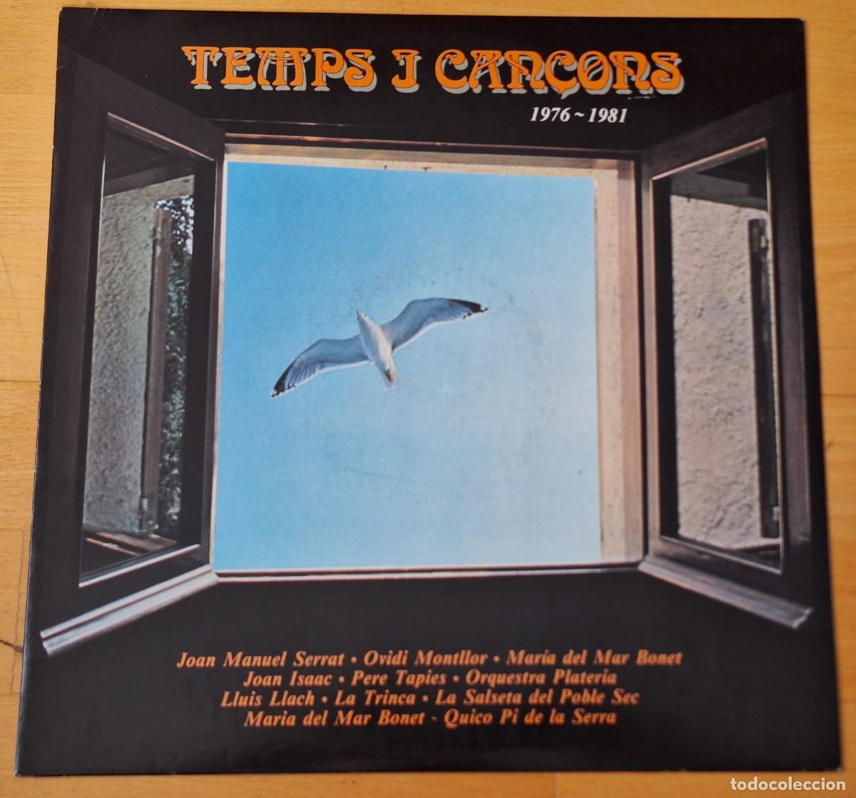 Discos de vinilo: TEMPS I CAN&Ccedil;ONS - DE 1976 A 1981 - DISCO VINILO LP - ARIOLA A&Ntilde;O 1981 - PERFECTO ESTADO