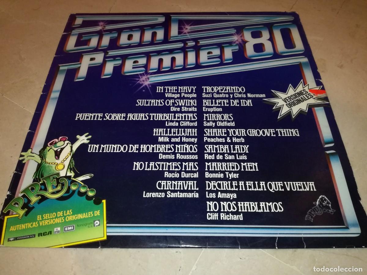 Discos de vinilo: GRAN PREMIER 80-VERSIONES ORIGINALES