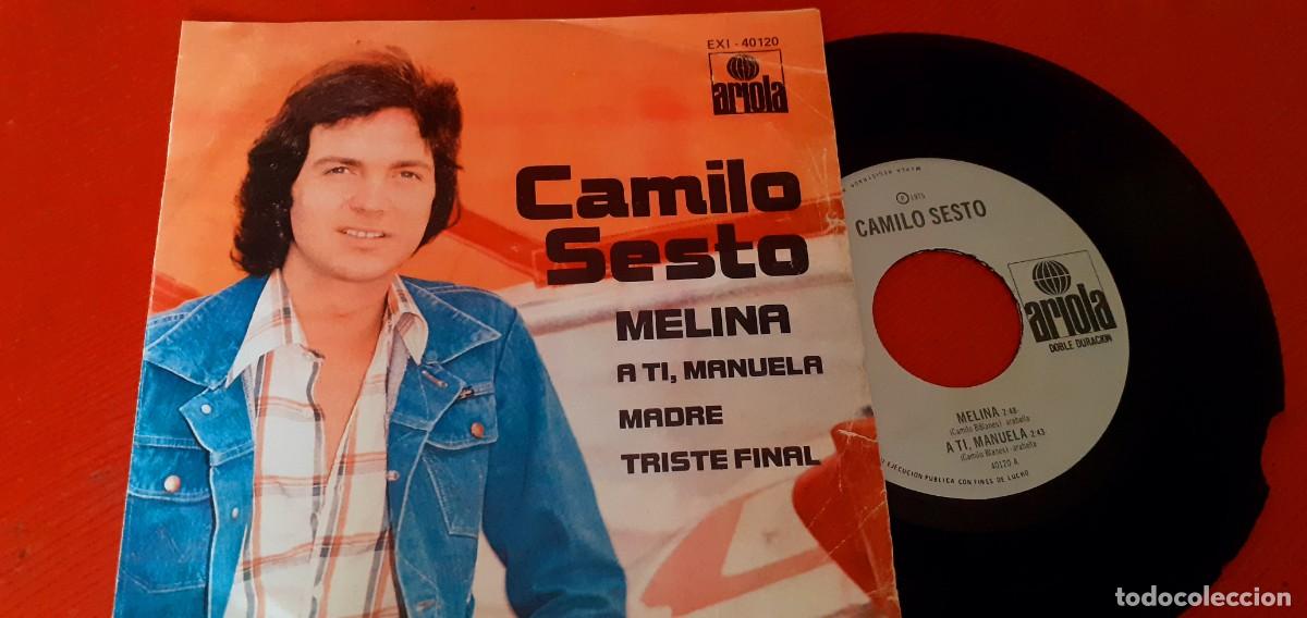 Discos de vinilo: Camilo Sesto-Melina+ 3 Songs-EP Mexico edition, rare Ariola 1975