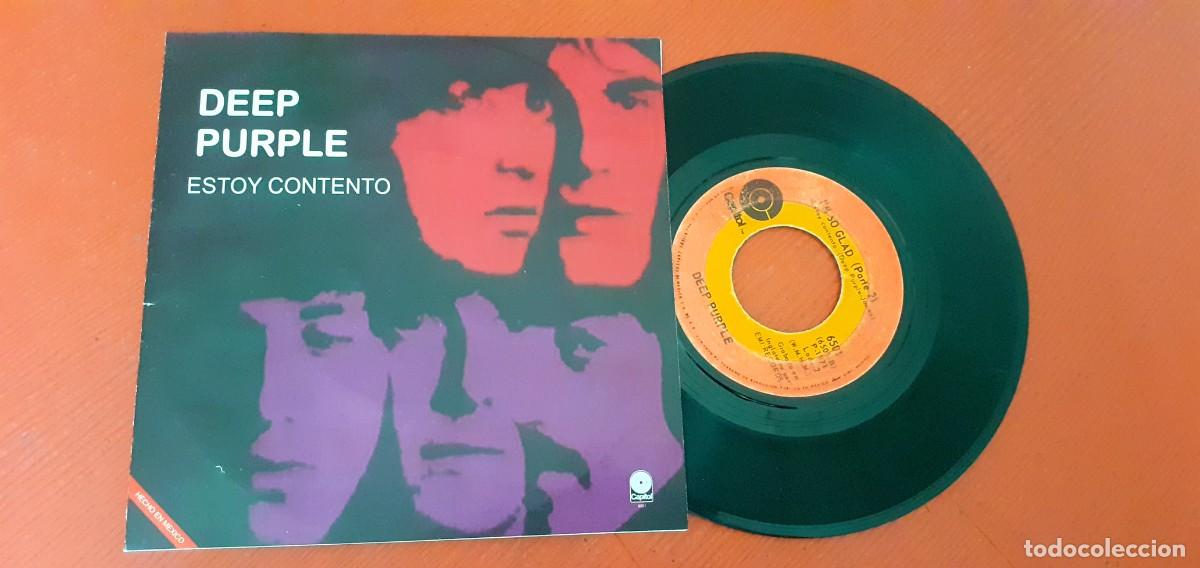 Discos de vinilo: Deep Purple-Im So Glad-7&rdquo; Mexico Single Record CAPITOL Promo 70&acute;s