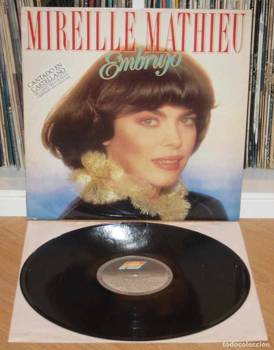 Discos de vinilo: MIREILLE MATHIEU Embrujo 1989 Original Spain LP Cantado en Castellano Vinilo