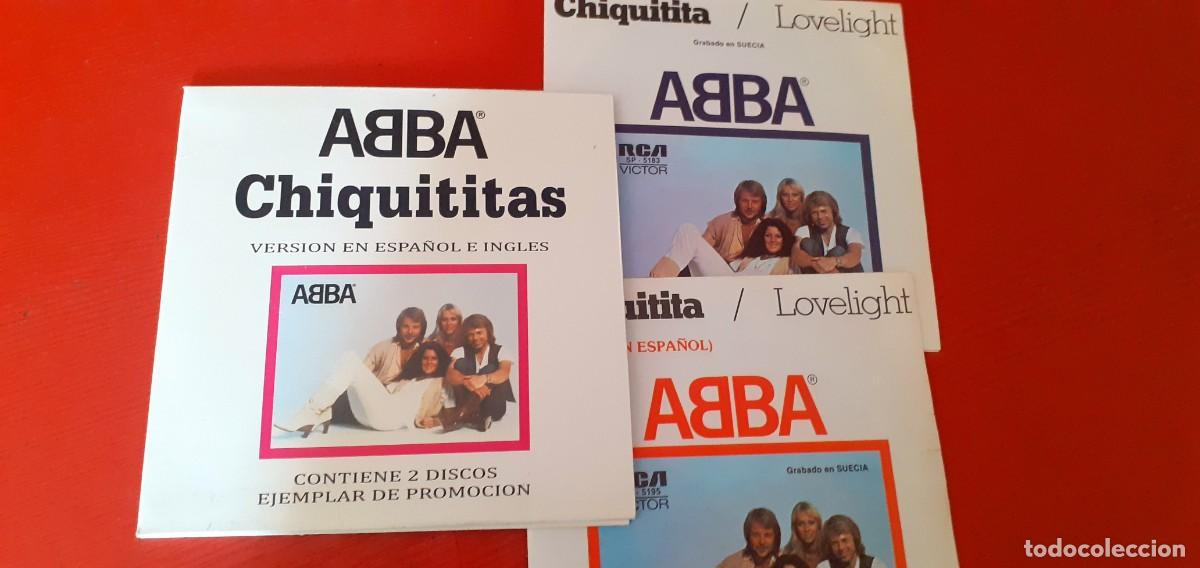 Discos de vinilo: ABBA-Chiquititas-Mexico Promos Double Gatefold Cover singles-RCA 1979-Unicef