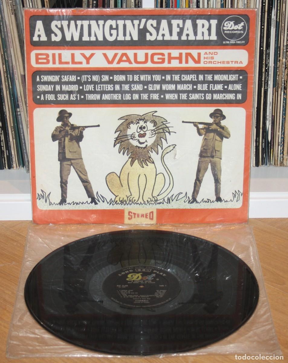 Discos de vinilo: BILLY VAUGHN And His Orchestra &lrm;A Swingin' Safari 1962 Original Colombia LP Jazz