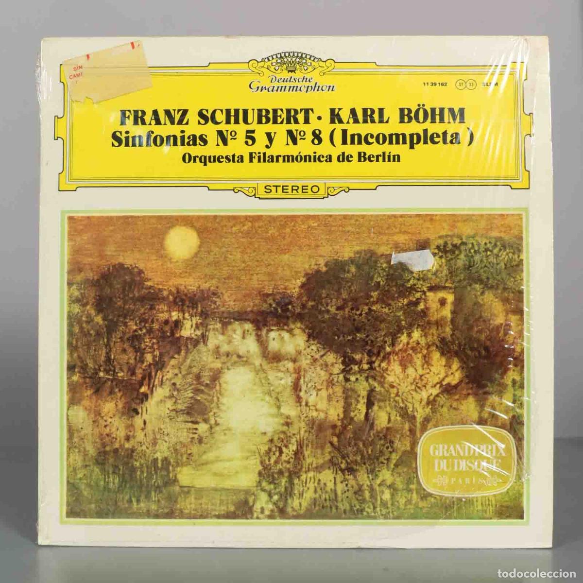 Discos de vinilo: LP. Franz Schubert - Karl B&ouml;hm, Berliner Philharmoniker - Symphonien Nr. 5 and Nr. 8
