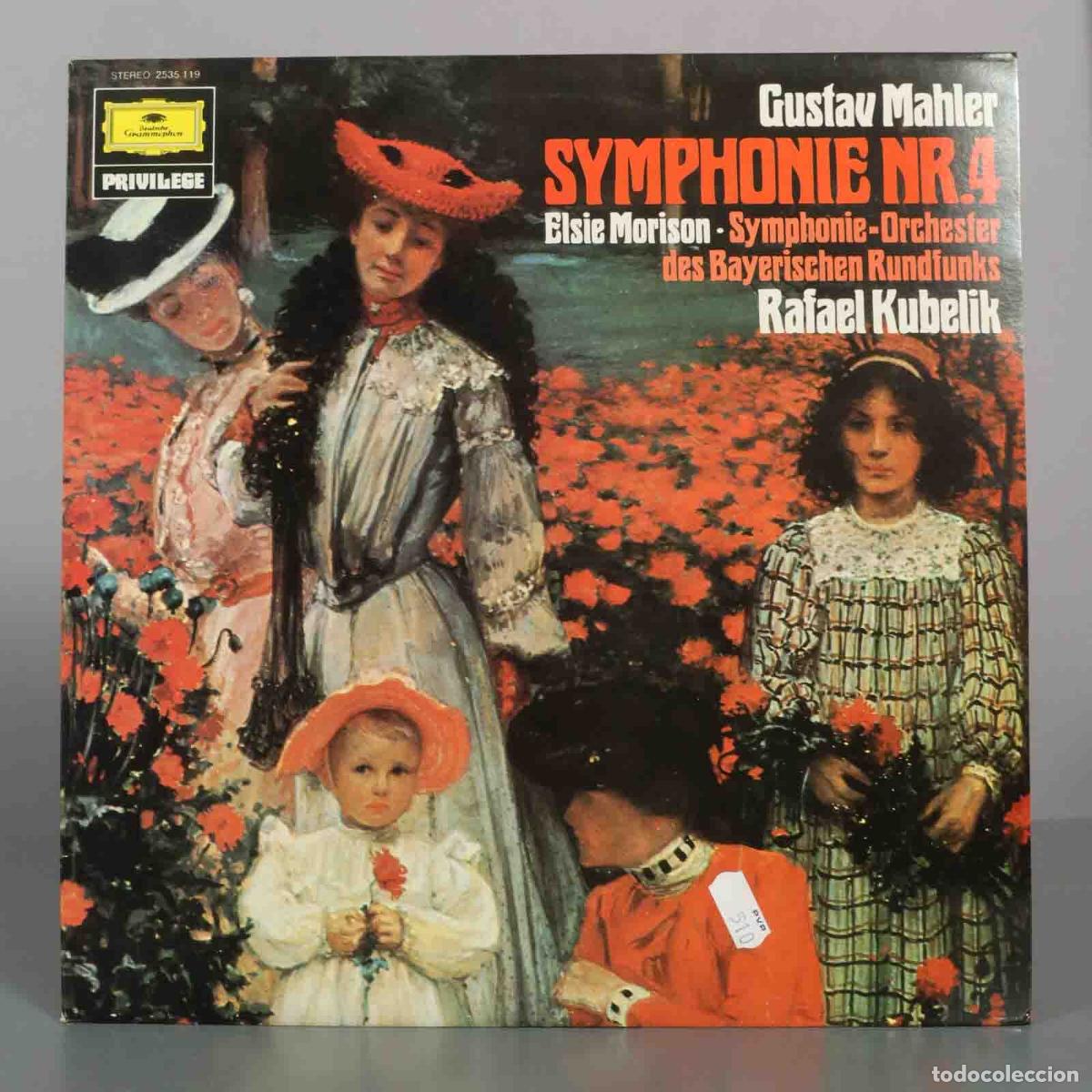Discos de vinilo: LP. Symphonie Nr. 4 - Gustav Mahler - Elsie Morison, Symphonie-Orchester des Bayerischen Rundfunks,