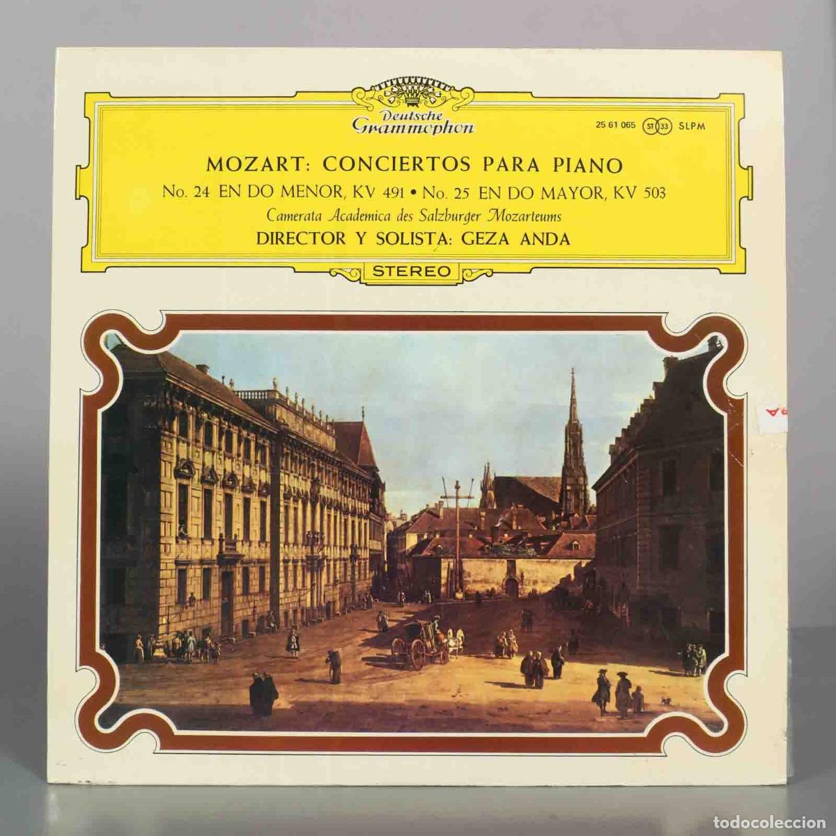 Discos de vinilo: LP. Mozart: Conciertos para piano n.&ordm; 25 y 8 - G&eacute;za Anda, Camerata Academica des Salzburger Mozarte