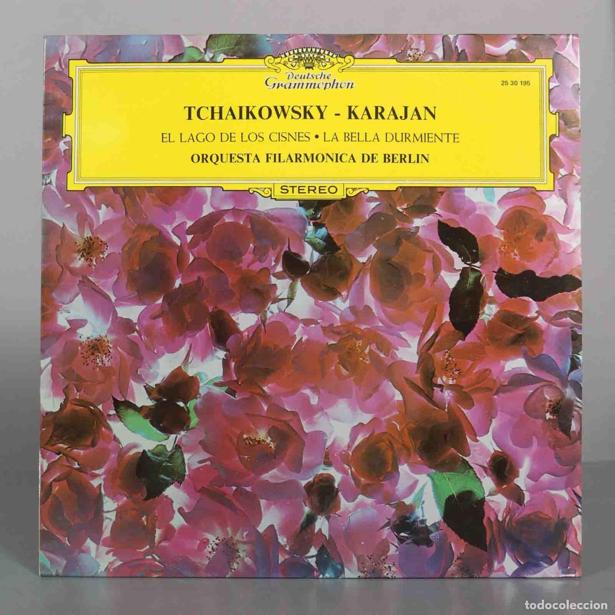 Discos de vinilo: LP. El Lago De Los Cisnes - La Bella Durmiente - Pyotr Ilyich Tchaikovsky, Herbert von Karajan, Orq