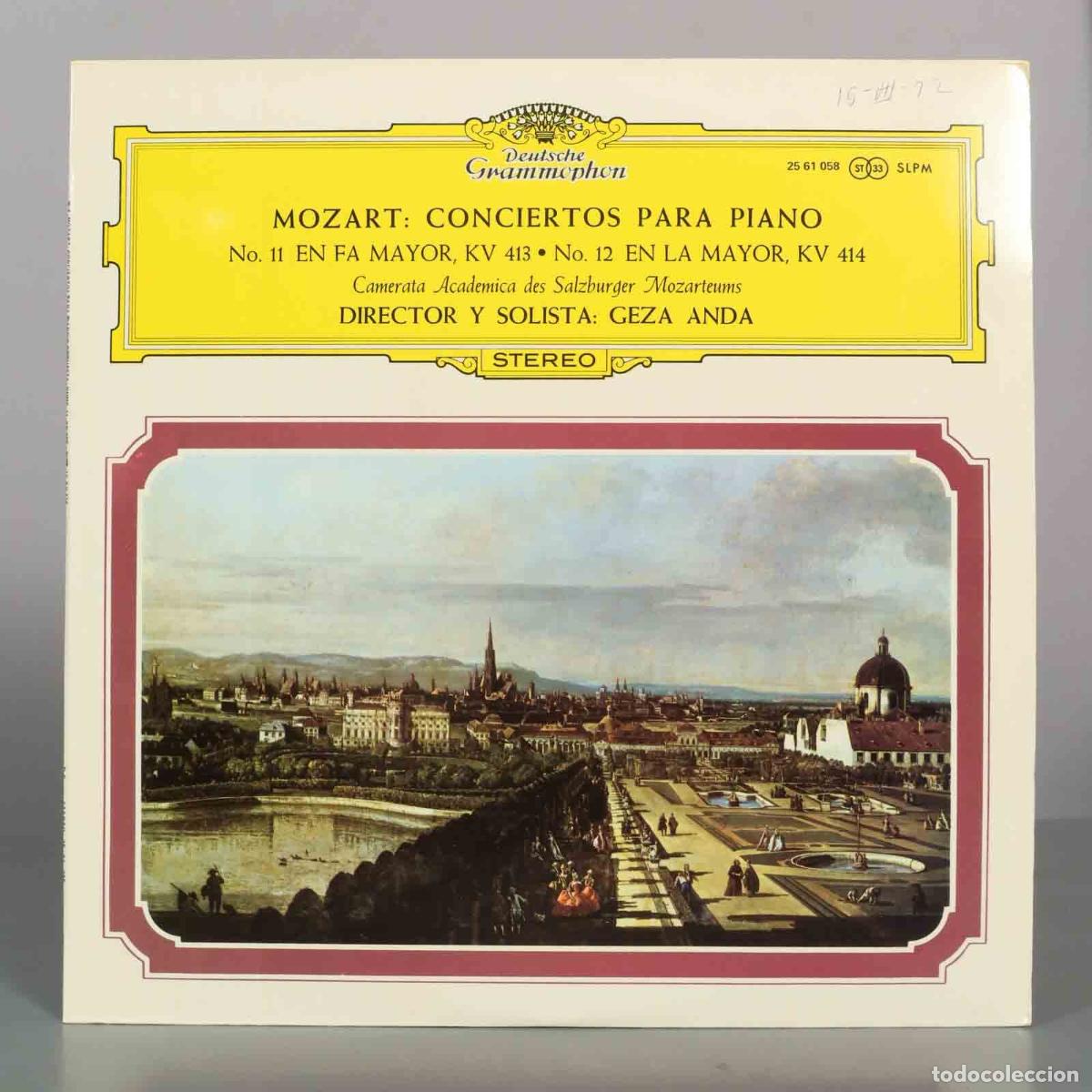 Discos de vinilo: LP. Mozart: Conciertos para piano - G&eacute;za Anda, Camerata Academica des Salzburger Mozarteums