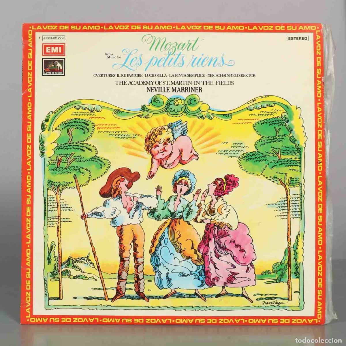 Discos de vinilo: LP. Mozart - Academy of St. Martin-in-the-Fields, Neville Marriner - Balletmusik Zu Les Petits Rien