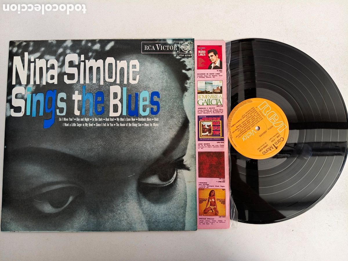 Discos de vinilo: NINA SIMONE -Sings The Blues - LP RCA ESPA&Ntilde;A