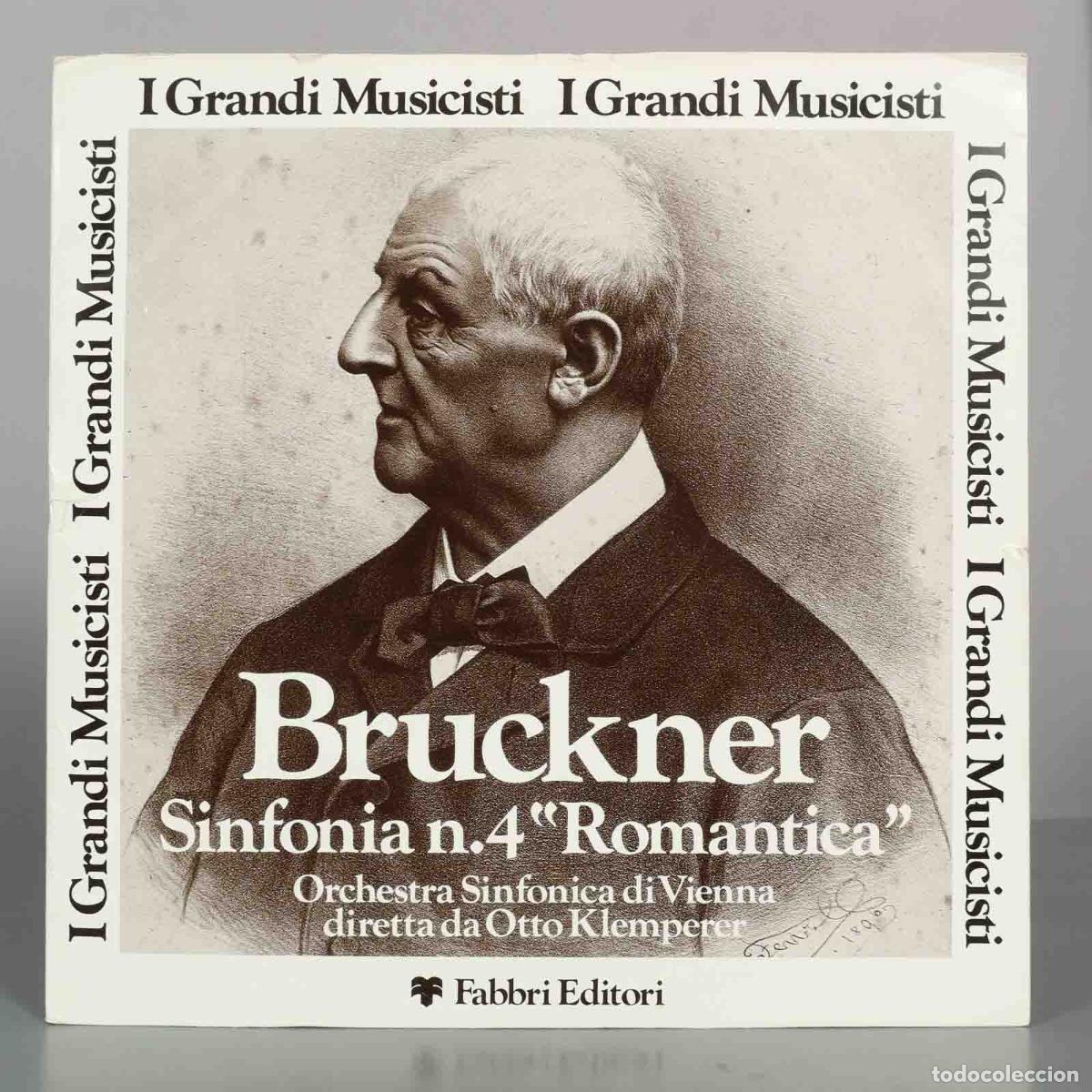 Discos de vinilo: LP. Sinfonia N. 4 Romantica - Bruckner, Orchestra Sinfonica di Vienna, Otto Klemperer