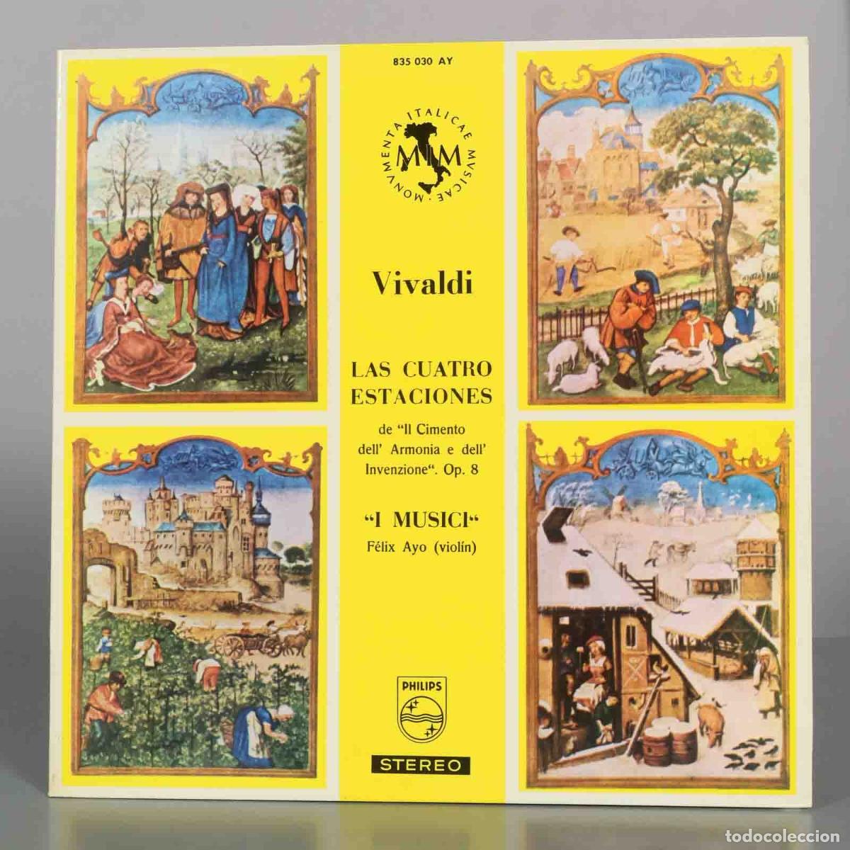 Discos de vinilo: LP. Las Cuatro Estaciones - Vivaldi, I Musici, F&eacute;lix Ayo