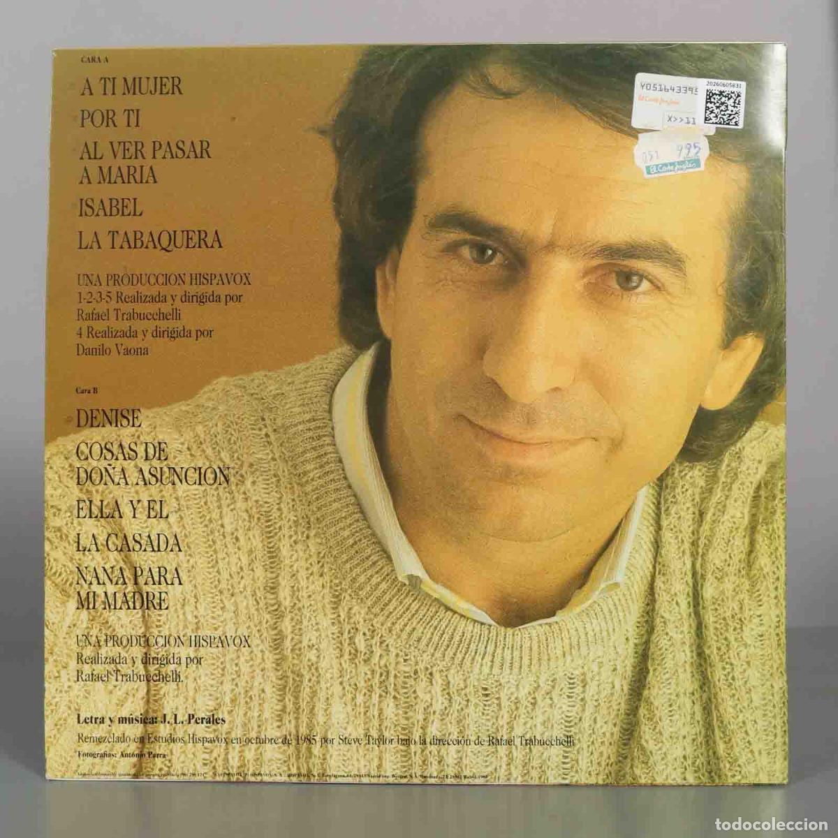 Discos de vinilo: LP. A ti mujer... - Jos&eacute; Luis Perales - Foto 2
