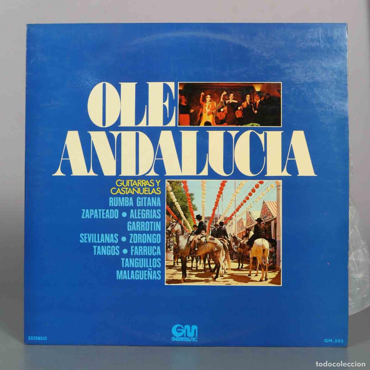 Discos de vinilo: LP. Ol&eacute; Andaluc&iacute;a - Guitarras y Casta&ntilde;uelas - Various