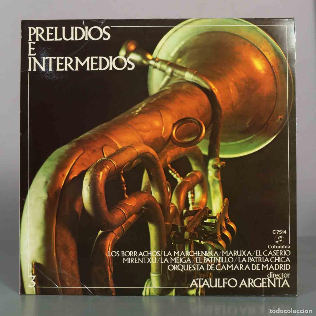 Discos de vinilo: LP. Preludios e Intermedios - Ata&uacute;lfo Argenta, Orquesta de C&aacute;mara de Madrid