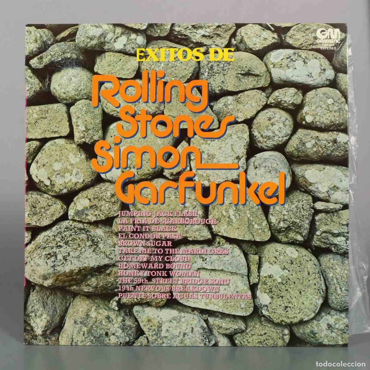 Discos de vinilo: LP. &Eacute;xitos de The Rolling Stones and Simon Garfunkel - Versiones