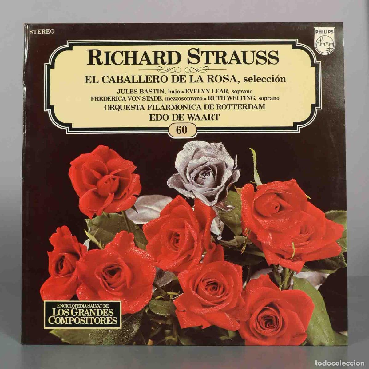 Discos de vinilo: LP. El Caballero de la Rosa (Selecci&oacute;n) - Richard Strauss - Edo de Waart, Orquesta Filarm&oacute;nica de R