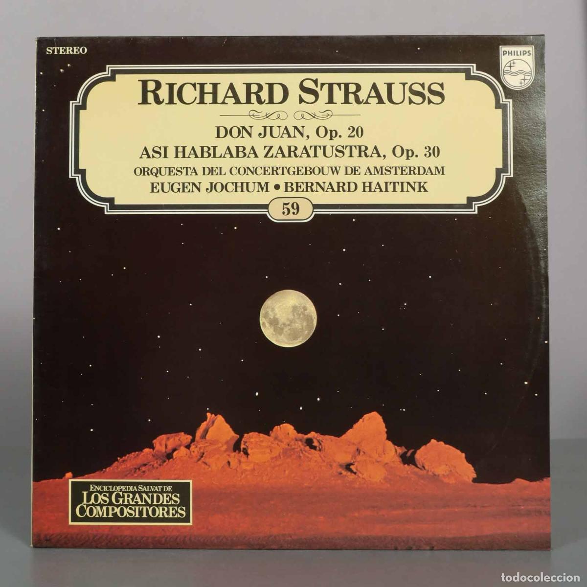 Discos de vinilo: LP. Richard Strauss - Don Juan, As&iacute; hablaba Zaratustra - Orquesta del Concertgebouw de &Aacute;msterdam, E