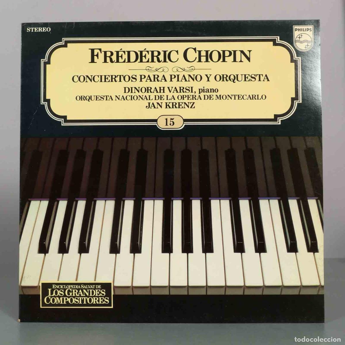 Discos de vinilo: LP. Fr&eacute;d&eacute;ric Chopin - Conciertos Para Piano Y Orquesta - Dinorah Varsi, Jan Krenz, Orquesta Naciona