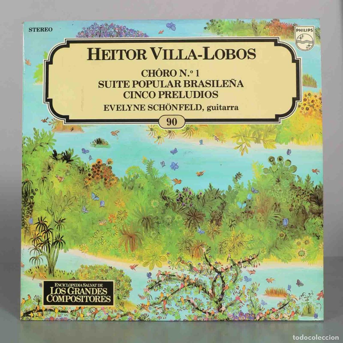 Discos de vinilo: LP. Ch&ocirc;ro N&deg; 1 - Suite Popular Brasile&ntilde;a - Cinco Preludios - Heitor Villa-Lobos, Evelyne Sch&ouml;nfeld