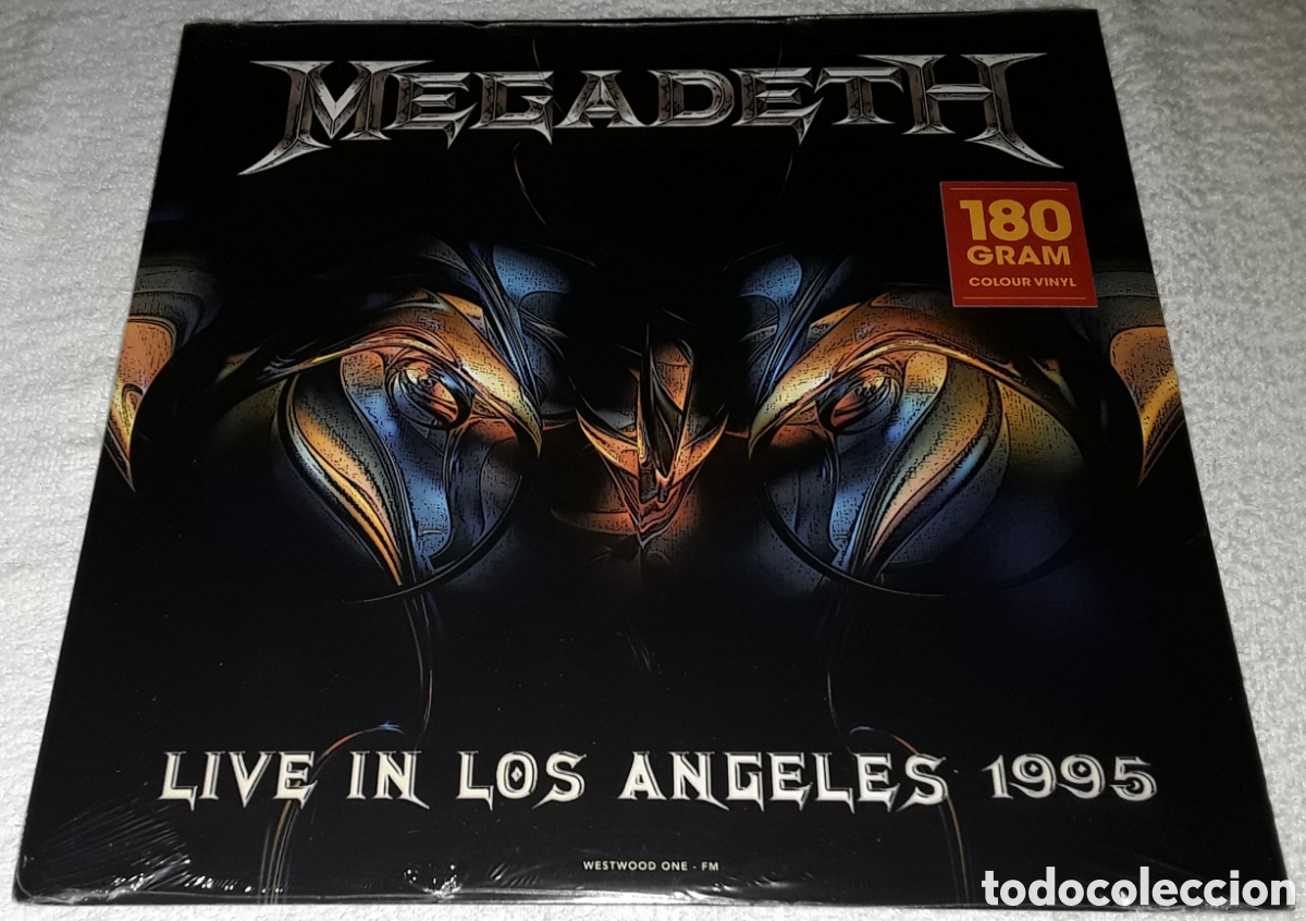 Discos de vinilo: LP - MEGADETH - LIVE IN LOS ANGELES 1995 - NUEVO Y PRECINTADO