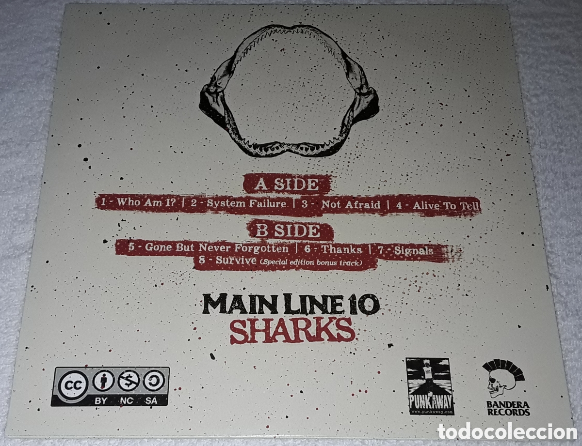 Discos de vinilo: LP - MAIN LINE 10 - SHARKS - VINILO DE COLOR - Foto 2