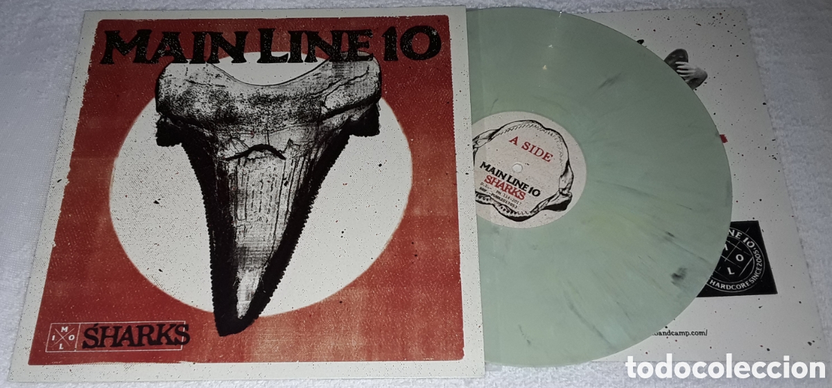 Discos de vinilo: LP - MAIN LINE 10 - SHARKS - VINILO DE COLOR - Foto 1
