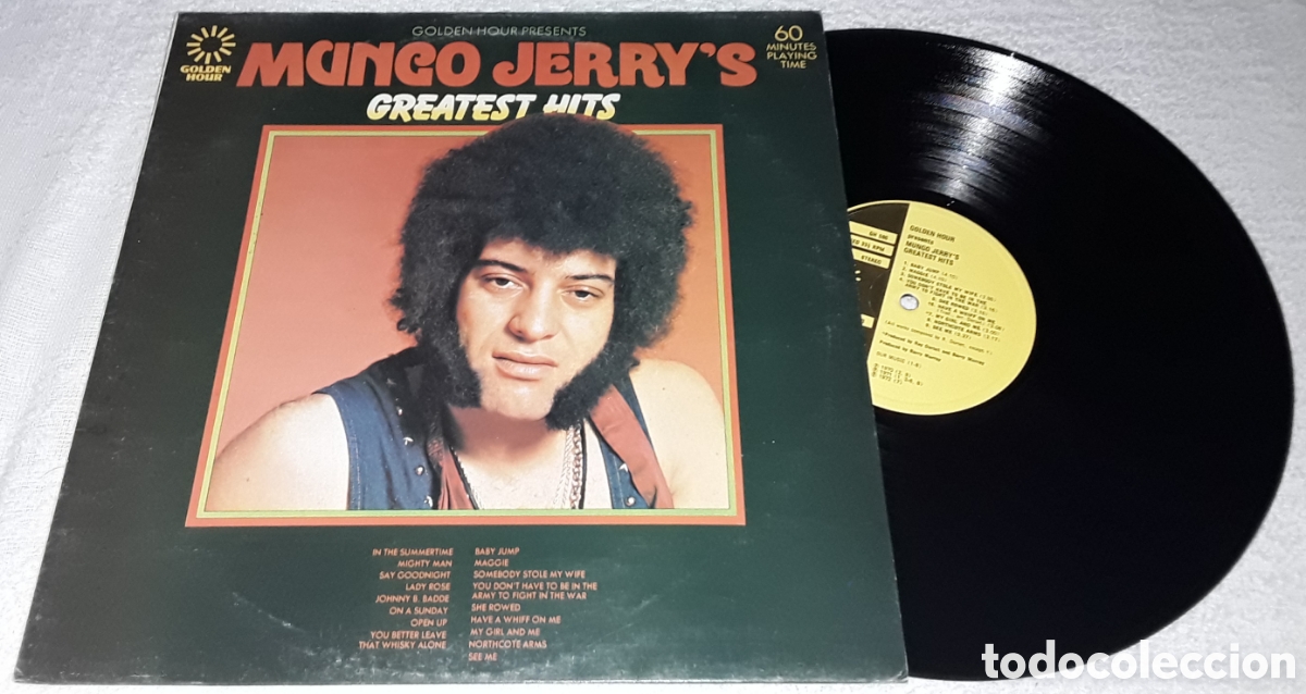 Discos de vinilo: LP - MUNGO JERRY - GREATEST HITS - GOLDEN HOUR PRESENTS MUNGO JERRY'S GREATEST HITS