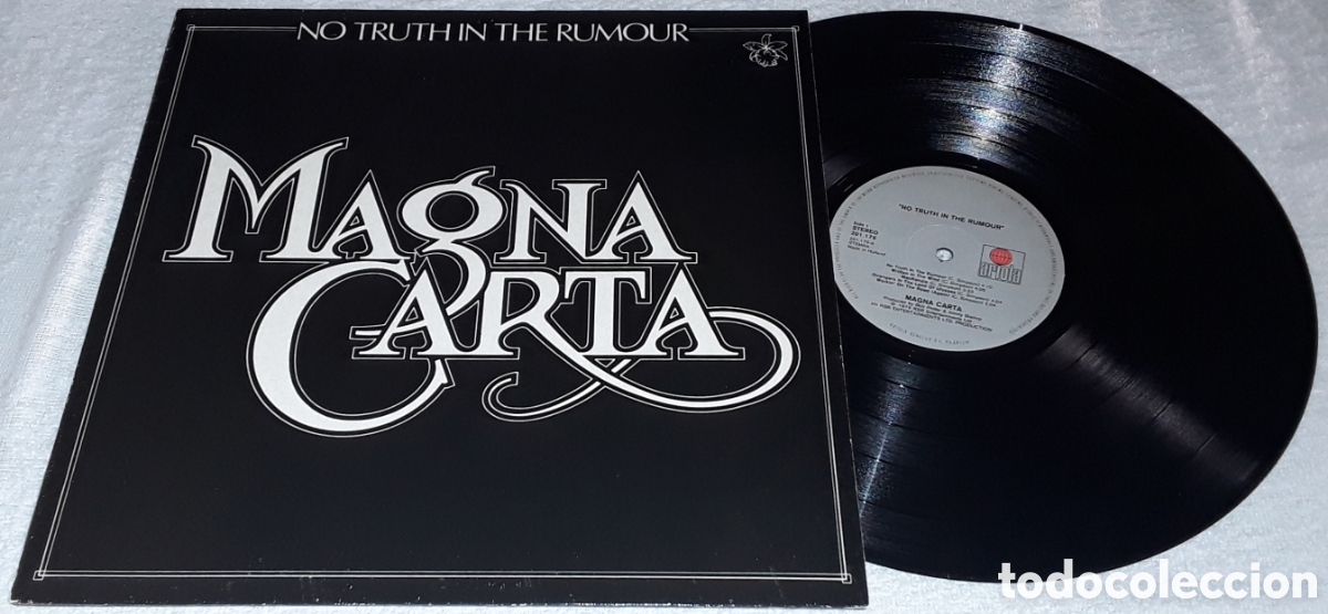Discos de vinilo: LP - MAGNA CARTA - NO TRUTH IN THE RUMOUR - MADE IN HOLLAND