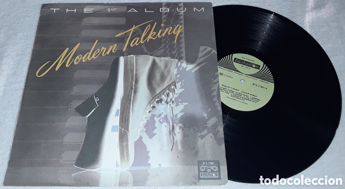 Discos de vinilo: LP - MODERN TALKING - 1ST ALBUM - MADE IN BULGARIA - RARO