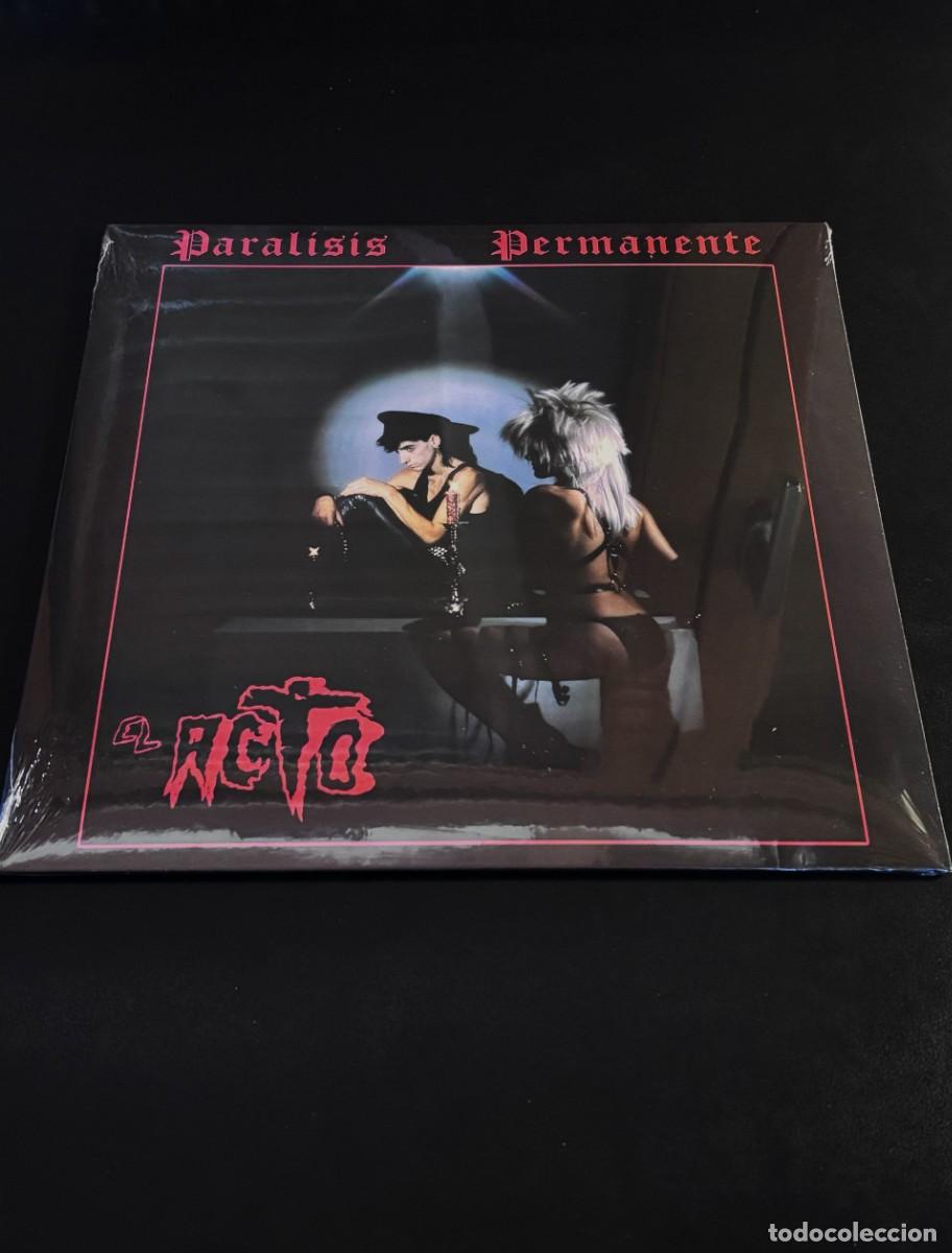 Discos de vinilo: Paralisis Permanente El Acto Disco de vinilo rojo LP punk goth ana curra