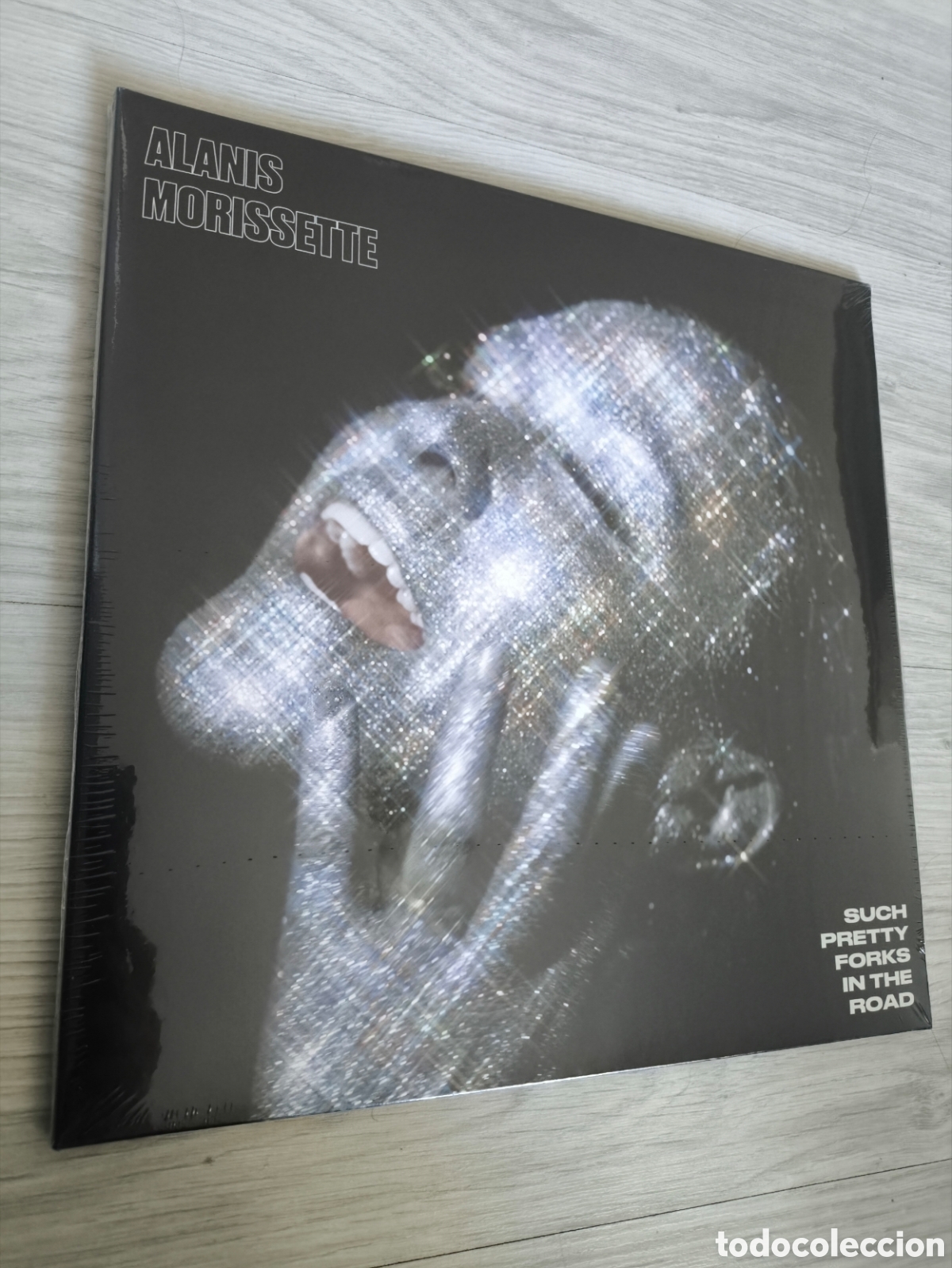 Discos de vinilo: Album lp disco vinilo Alan&iacute;s morissette such pretty forks in The road
