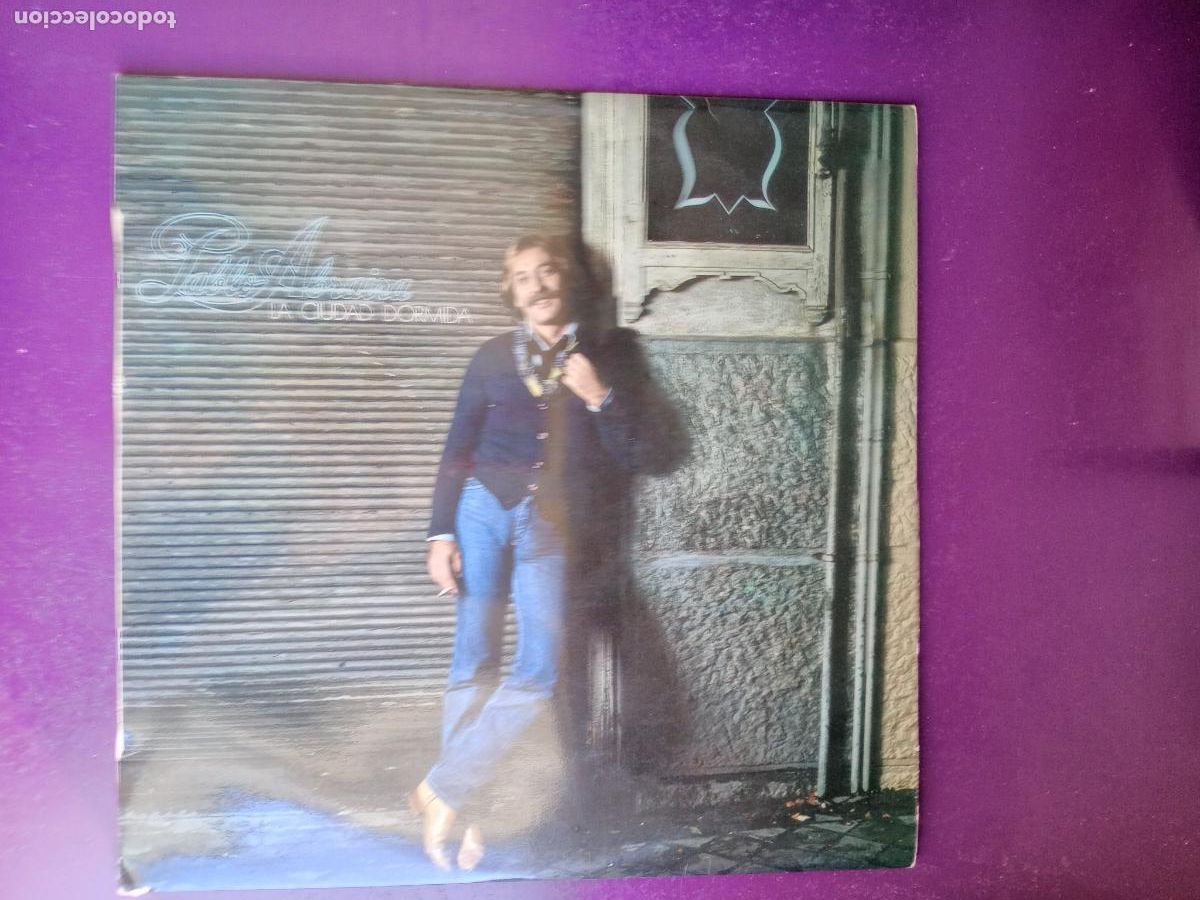 Discos de vinilo: Pablo Abraira &lrm;&ndash; La Ciudad Dormida - LP MOVIEPLAY 1979 - MUY POCO USO - POSTER Y ENCARTE