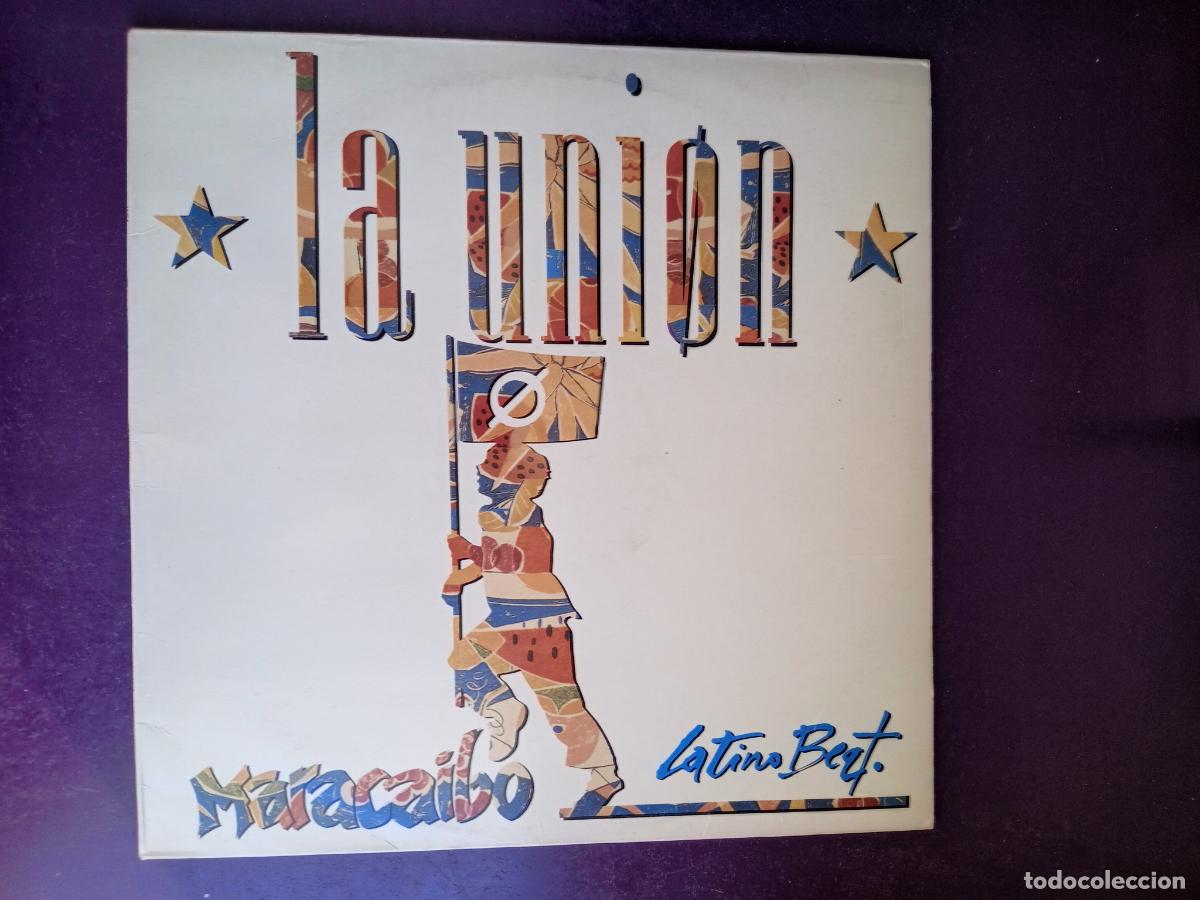 Discos de vinilo: LA UNION &ndash; MARACAIBO LATINO BEAT. - MAXI SG WEA 1989 - ACID HOUSE DISCO POP - SIN APENAS USO