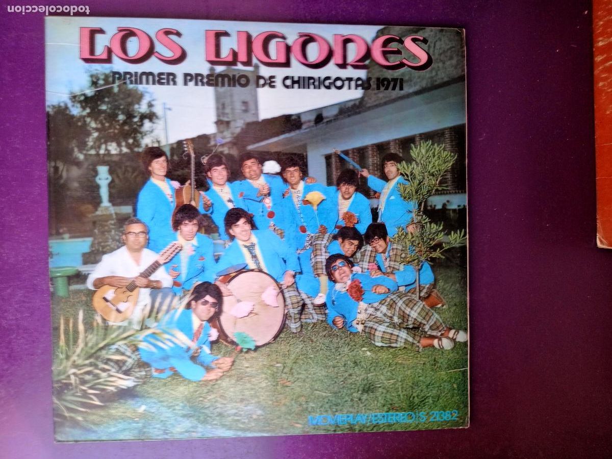 Discos de vinilo: Los Ligones &ndash; Primer Premio de Chirigotas 1971 - LP MOVIEPLAY 1971 - CARNAVAL CADIZ, COMPARSAS