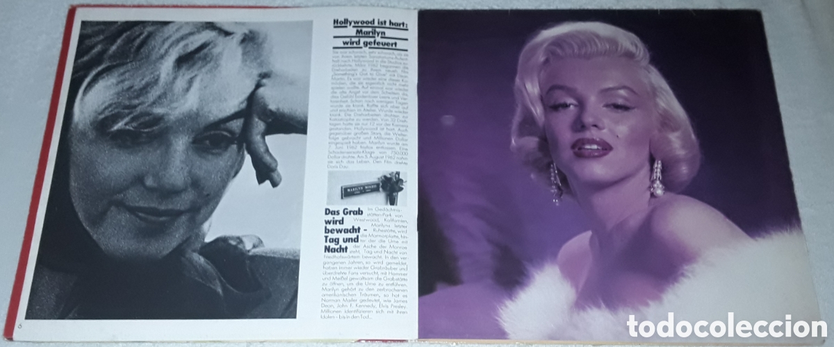 Discos de vinilo: LP - MARILYN MONROE - STAR FOR MILLONEN - GATEFOLD - MADE IN GERMANY - Foto 3