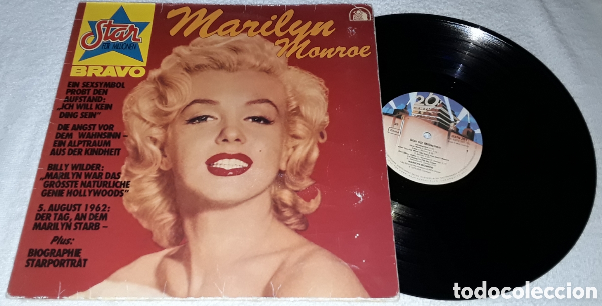 Discos de vinilo: LP - MARILYN MONROE - STAR FOR MILLONEN - GATEFOLD - MADE IN GERMANY - Foto 1