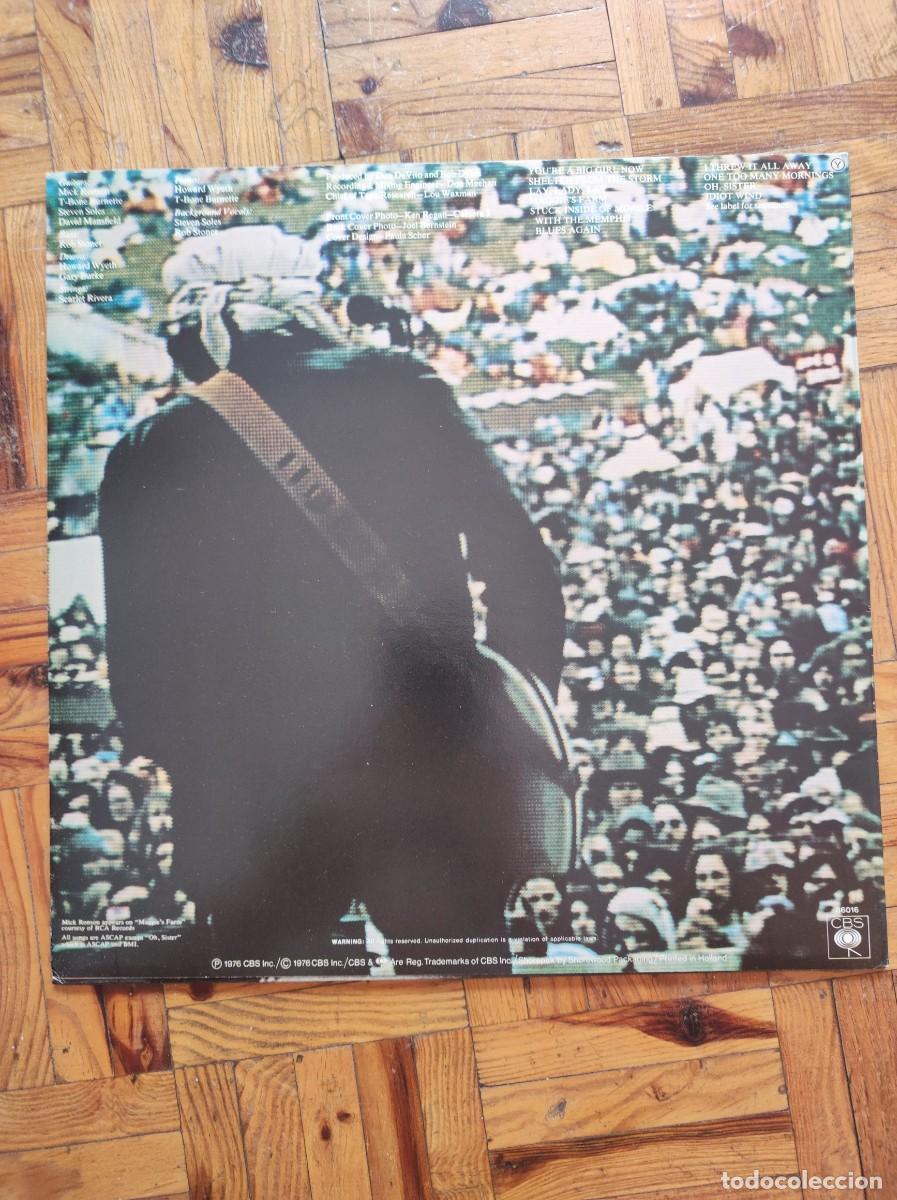 Discos de vinilo: Vinilo Rock - Bob Dylan - Hard Rain - Ed. Holanda 1976 - CBS - Foto 3