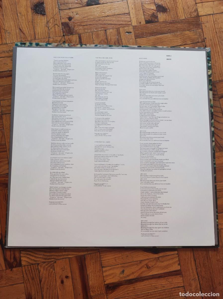 Discos de vinilo: Vinilo Rock - Bob Dylan - Hard Rain - Ed. Holanda 1976 - CBS - Foto 4