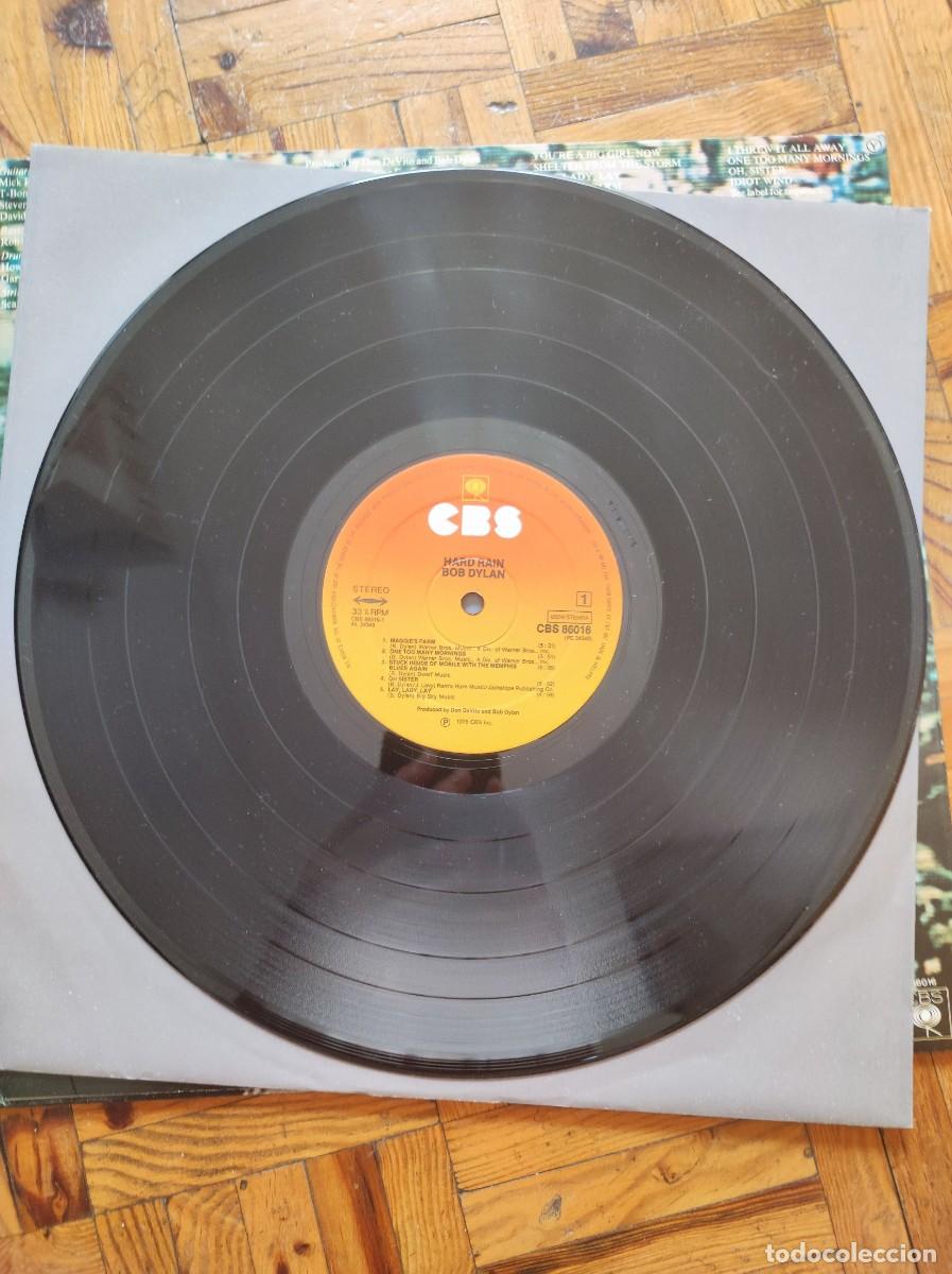 Discos de vinilo: Vinilo Rock - Bob Dylan - Hard Rain - Ed. Holanda 1976 - CBS - Foto 5