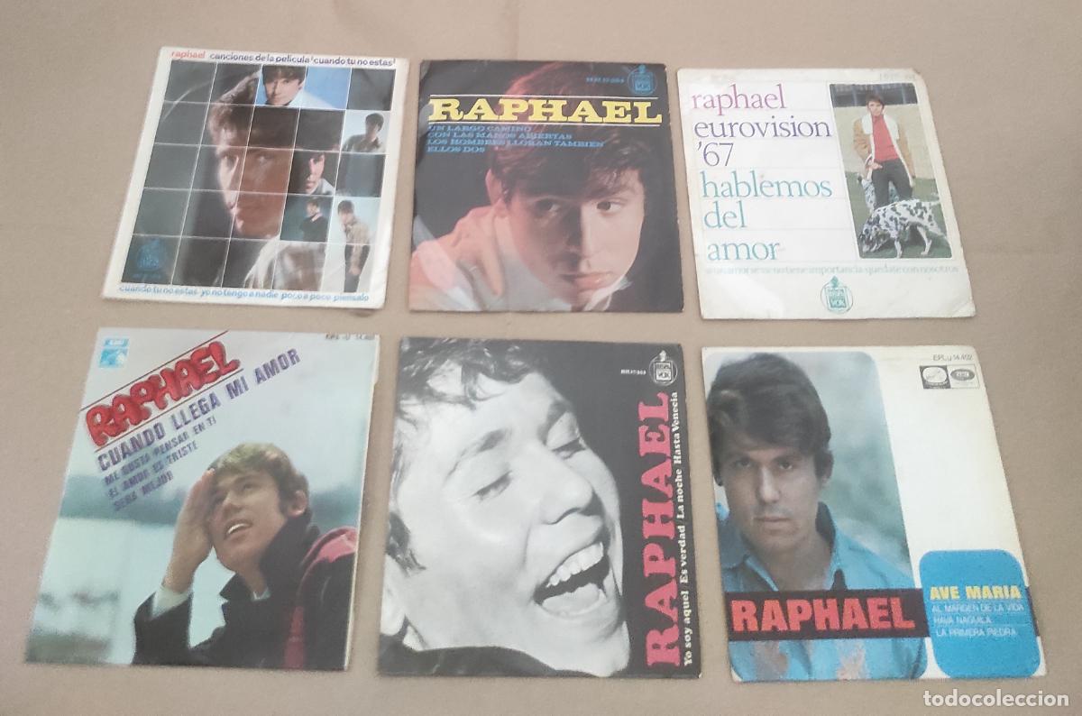 Discos de vinilo: RAPHAEL- LOTE DE SEIS EP- ORIGINALES