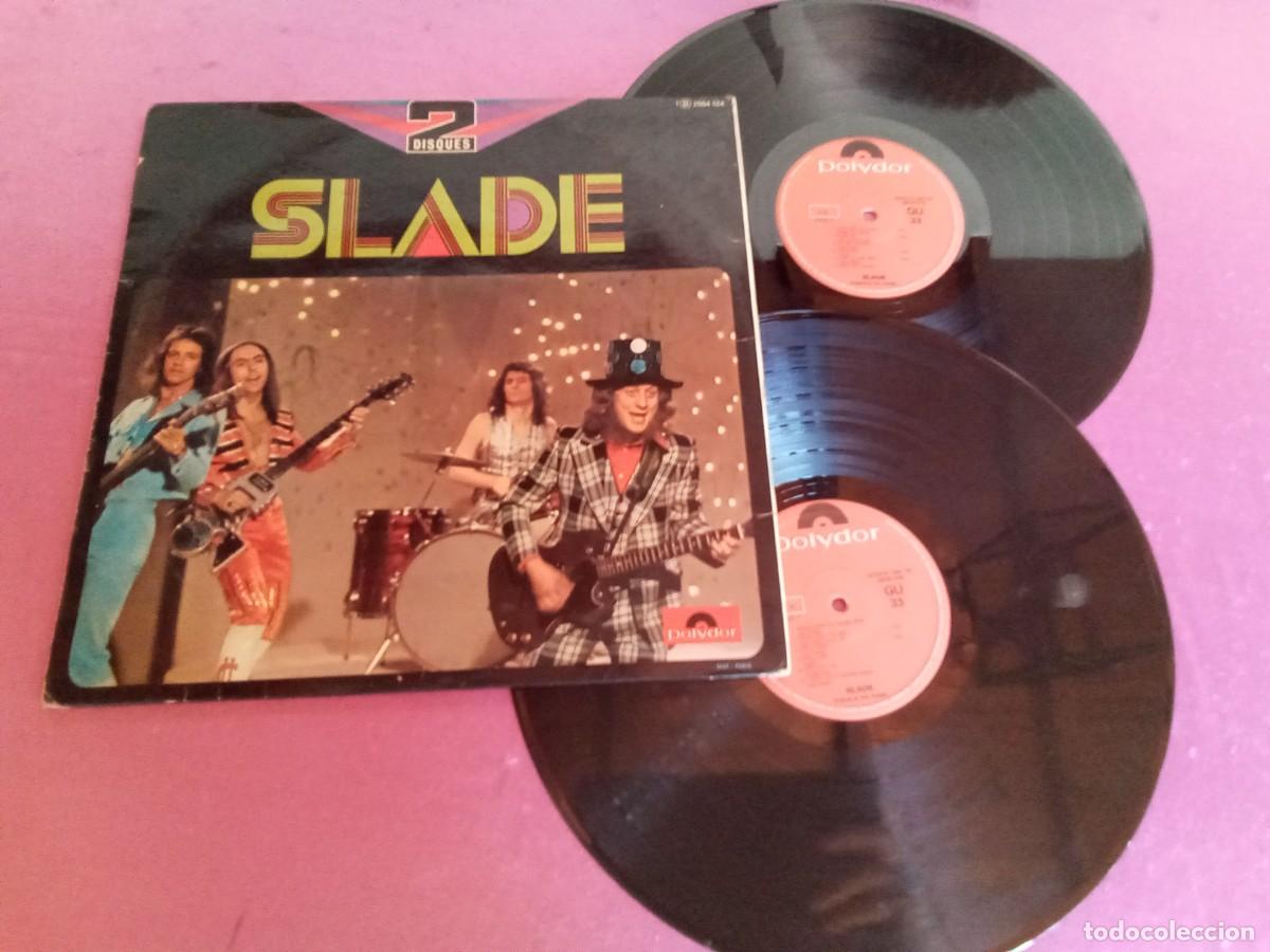 Discos de vinilo: SLADE GET DOWN AND GET WITH DOBLE FRANCE LP L31 32