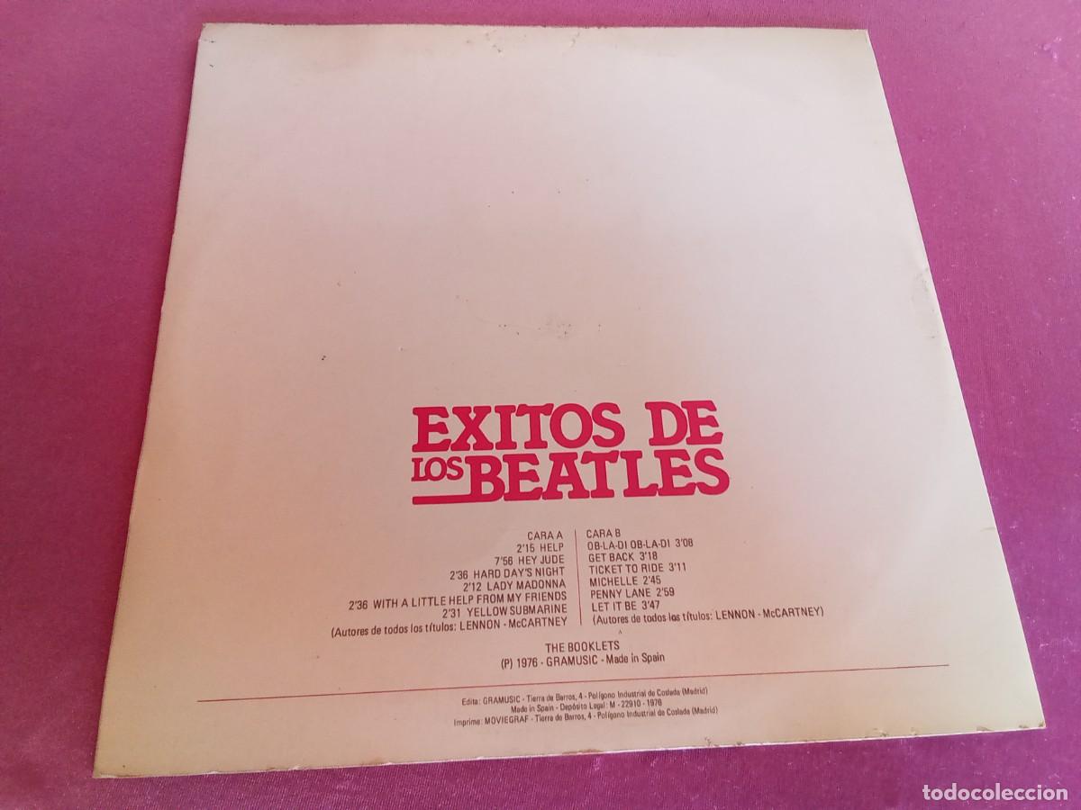 Discos de vinilo: &Eacute;XITOS DE LOS BEATLES THE BOOKLETS 1976 LP L31 32 - Foto 2