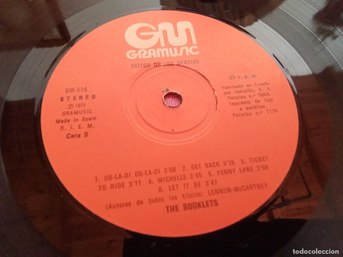 Discos de vinilo: &Eacute;XITOS DE LOS BEATLES THE BOOKLETS 1976 LP L31 32 - Foto 3