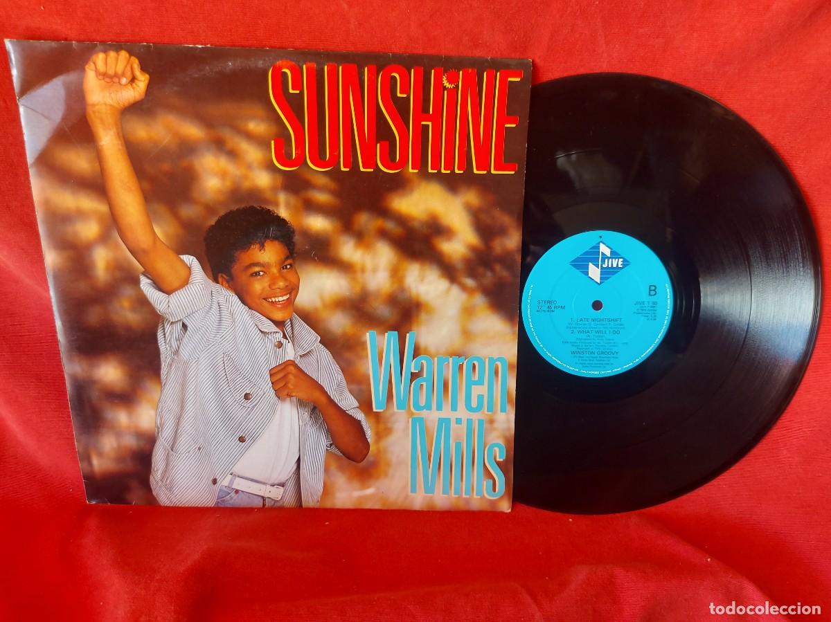 Discos de vinilo: MAXI SINGLE ,SUNSHINE DE WARREN MILLS 1985 ( PEDIDOS M&Iacute;NIMOS 10 &euro; ) CAJA N.&ordm; 6 - LP