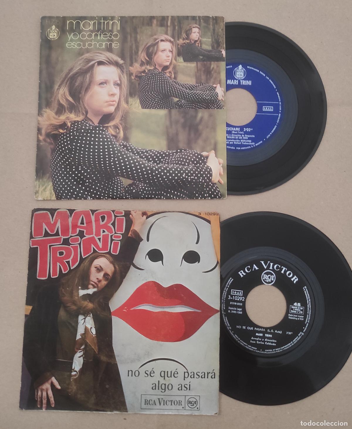 Discos de vinilo: MARI TRINI-LOTE DE DOS SINGLES-