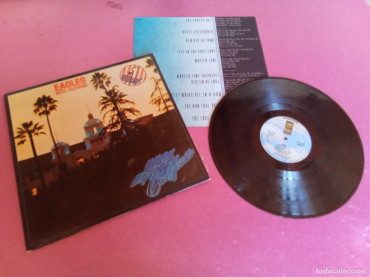 Discos de vinilo: EAGLES HOTEL CALIFORNIA 1976 LP L31 32
